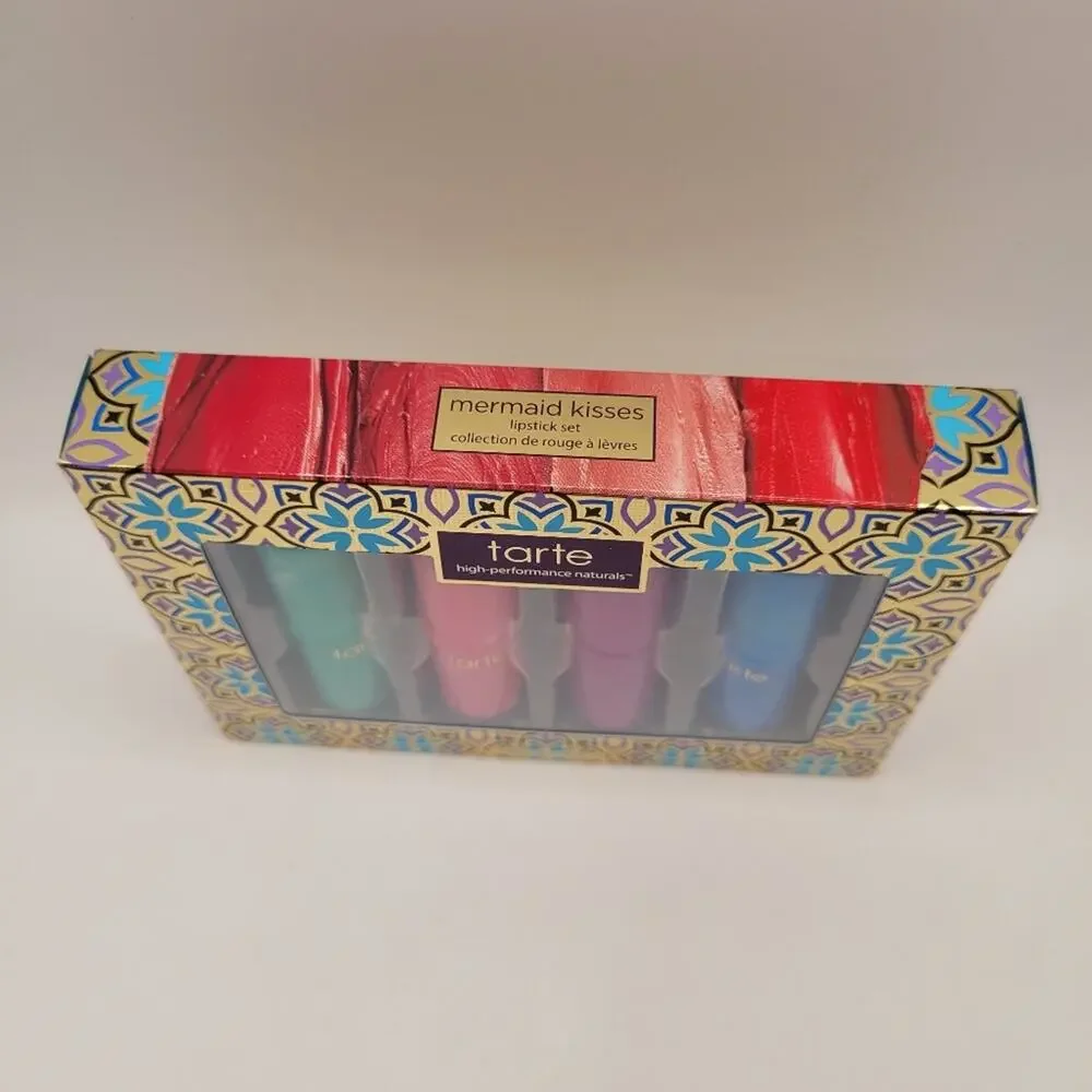 Tarte High Performance Naturals Mermaid Kisses Lipstick Set of 4 New